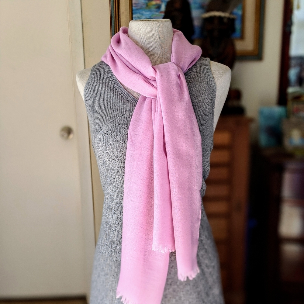 Super Soft Pinkish Lavender Scarf